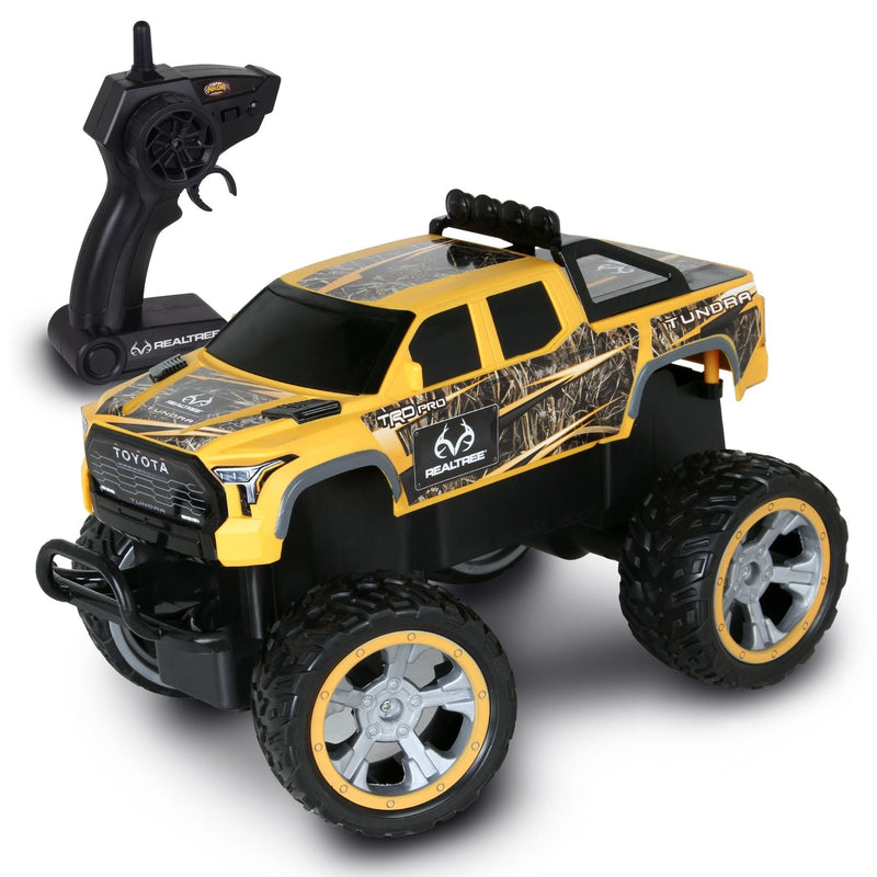 Yellow Tundra RC Car, 100-ft Range E6153