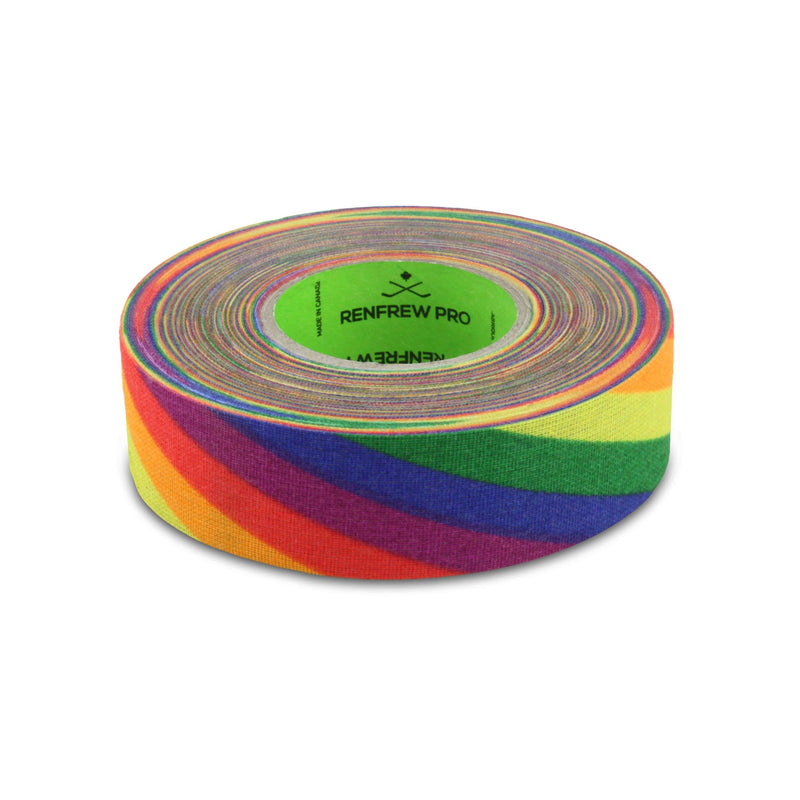 Pro Hockey Tape, Rainbow, 24-mm x 18-m Q0068