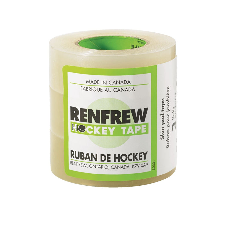 Waterproof Hockey Tape, Clear, 24-mm x 15-m, 3-pk J2058