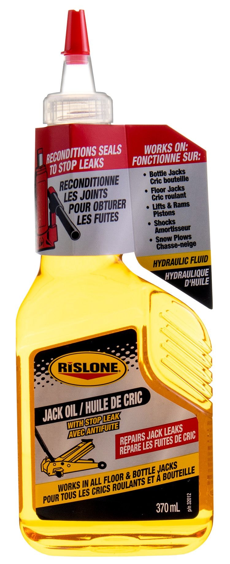 32012 Hydraulics Jack Oil with Stop Leak, Amber, 370-mL Y5405