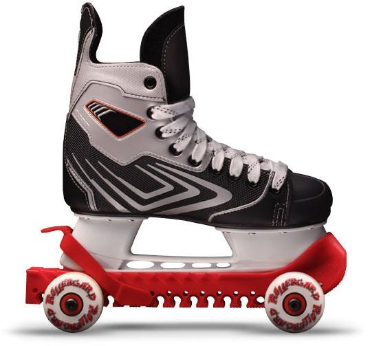 Hockey Skate Guards with Wheels, Red R4202