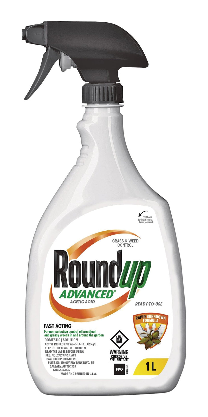 Advanced Ready-To-Use Grass & Weed Control Spray, 1-L W2826