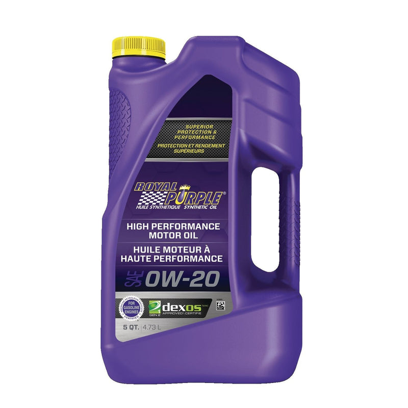 High Performance 0W20 Synthetic Engine/Motor Oil, 4.73-L F5485