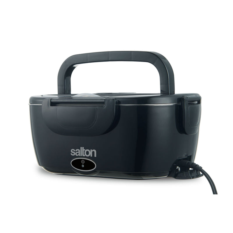 50W Black Electric Lunch Box with Car Adapter Q1245