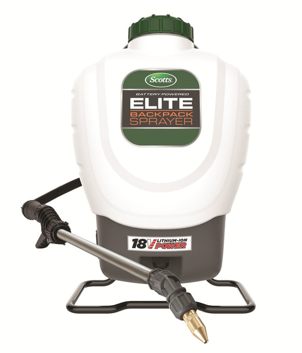 Elite 18V Lithium-Ion 2.0AH Battery Powered Garden Backpack Sprayer, 18.1-L N8115