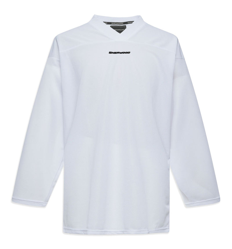 Mesh Practice Hockey Jersey, Senior, White, Assorted Sizes F0812