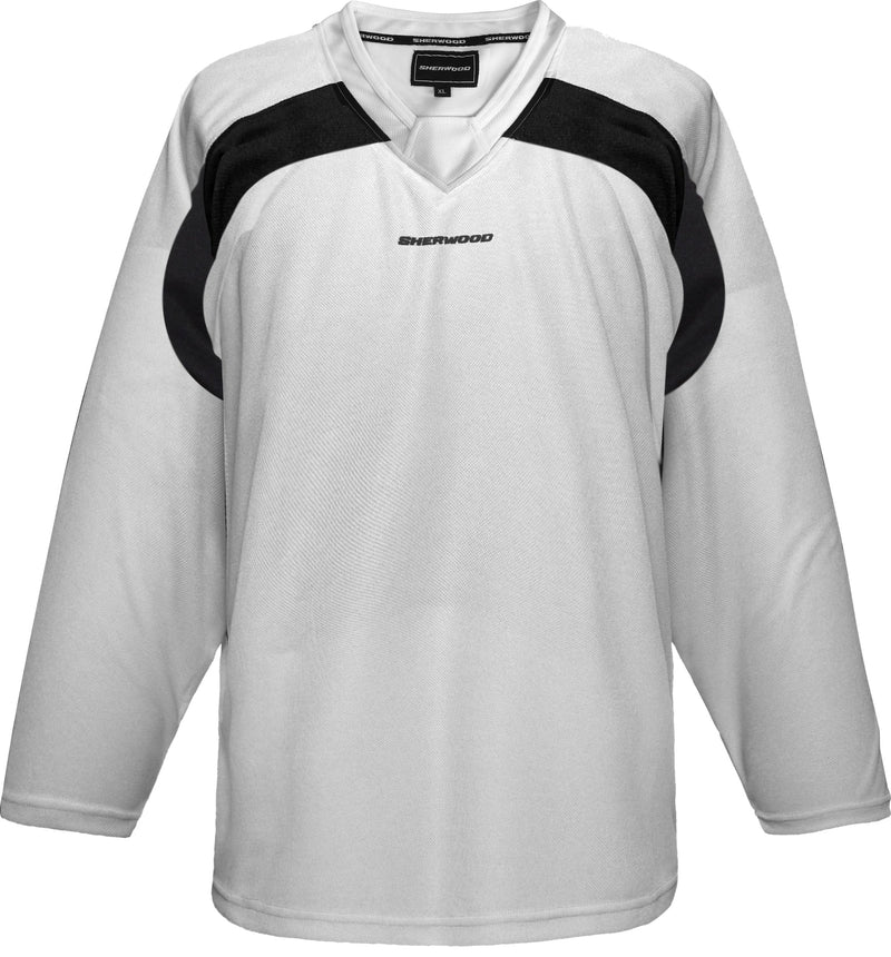 Performance Practice Hockey Jersey, Senior, White, Assorted Sizes G2515