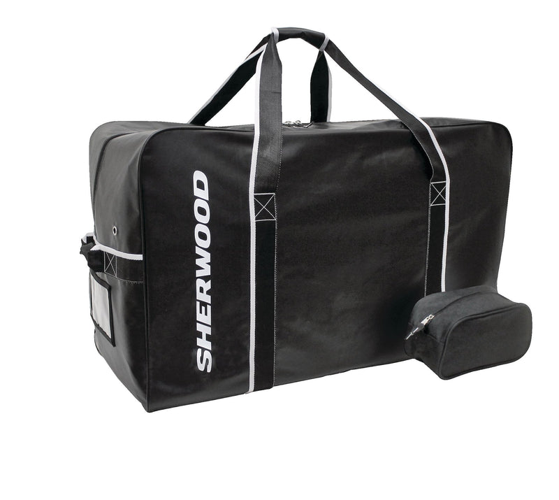 Team Tarp Hockey Bag with Accessories/Toiletry Bag, Carry, Junior, Black, 30-in P6958