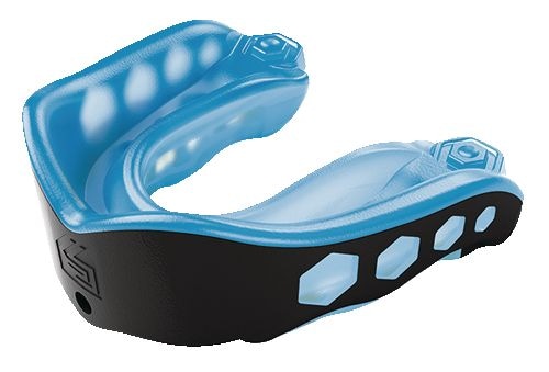 Gel Max Convertible Mouthguard, Blue/Black, Assorted Sizes Q3370