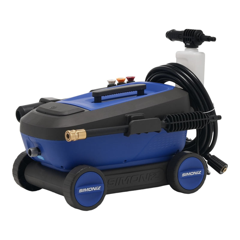 1600 PSI 1.25 GPM 4-Wheel Electric Power Pressure Washer with Foam Blaster Attachment I9583