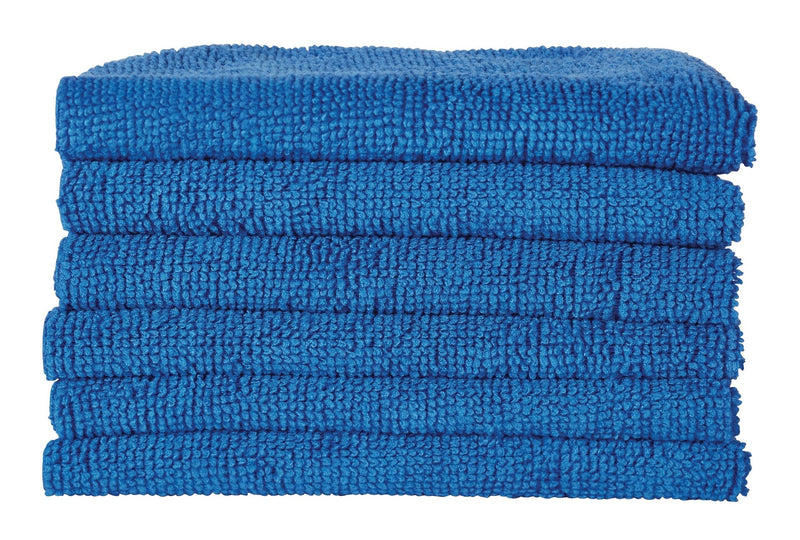 All-Purpose Machine Washable Microfibre Cloths, Blue, 40-pk J6424