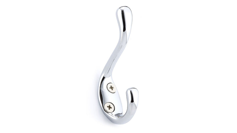 Single Hook, 3.5", Chrome, 3pk E8145