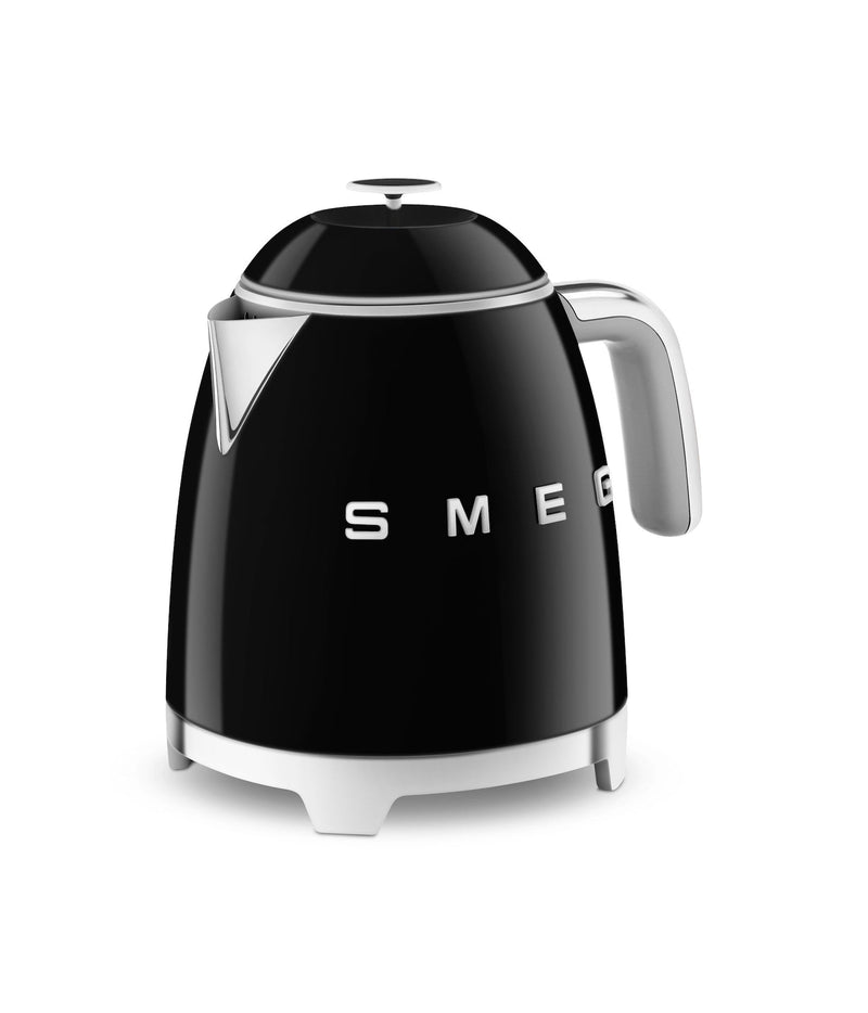 50's 1400W Retro Style Electric Mini Countertop Kettle with Cordless Base, Black, 0.8-L V5932