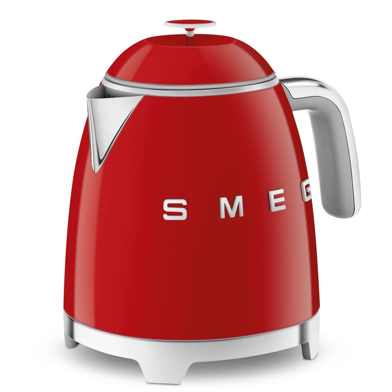50's 1400W Retro Style Electric Mini Countertop Kettle with Cordless Base, Red, 0.8-L M2484
