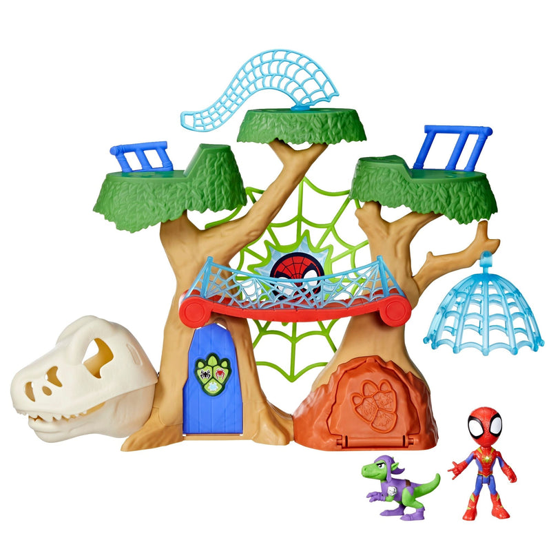 His Amazing Friends Dino-Webs Treehouse Playset with Toys, Ages 3+ U7056