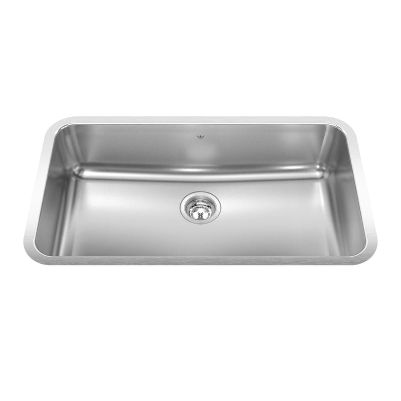Single Stainless Steel Sink, 32.75x18.75-in R9807