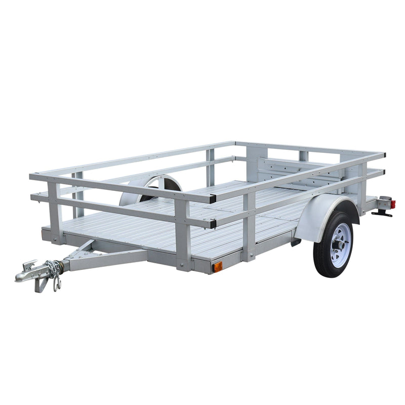 5x8-ft Rail Side Galvalume Plus Kit Trailer H9087