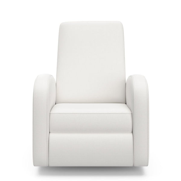 Santa Monica Swivel Glider, Ivory Basketweave C1033
