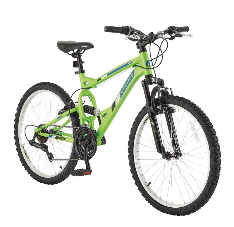 Richter Adult Bike, 21-Speed, 24-in Wheel, Adult/Youth Bike, Green S7755