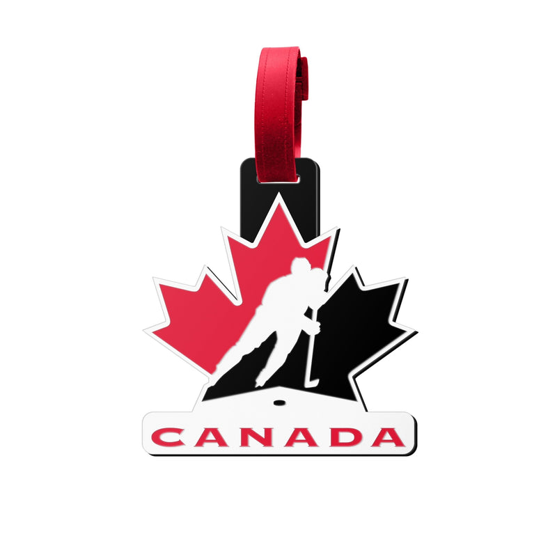Hockey PVC Jumbo Luggage Tag, 4.5-in X5445