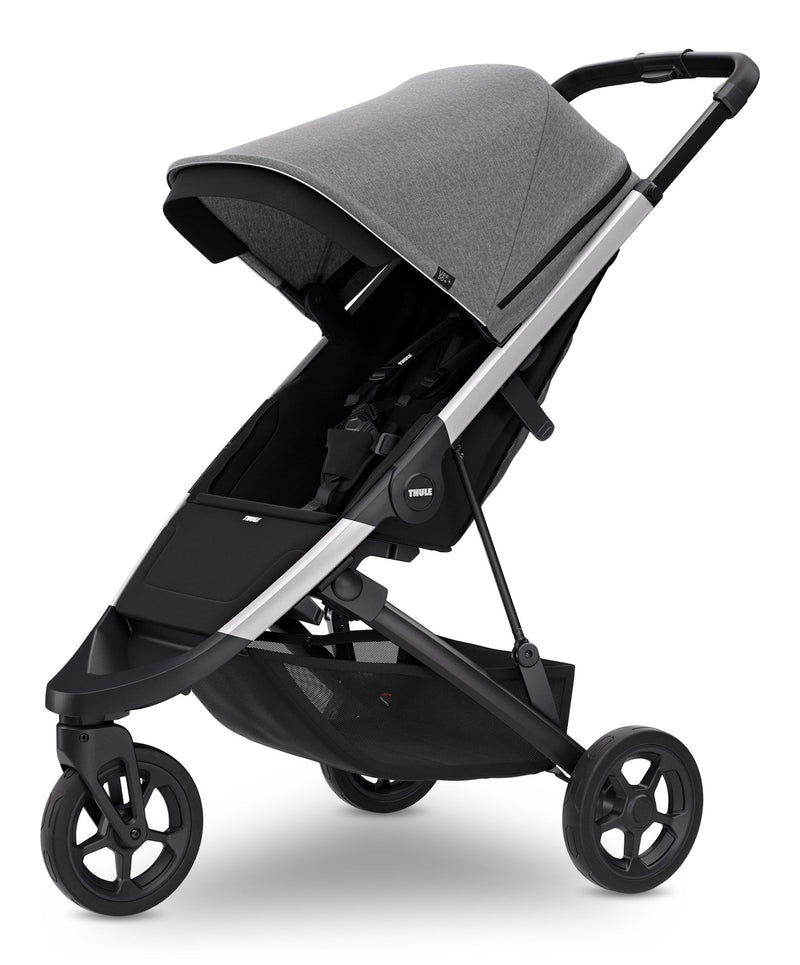 Spring Lightweight Everyday Stroller, Grey Mélange A7402