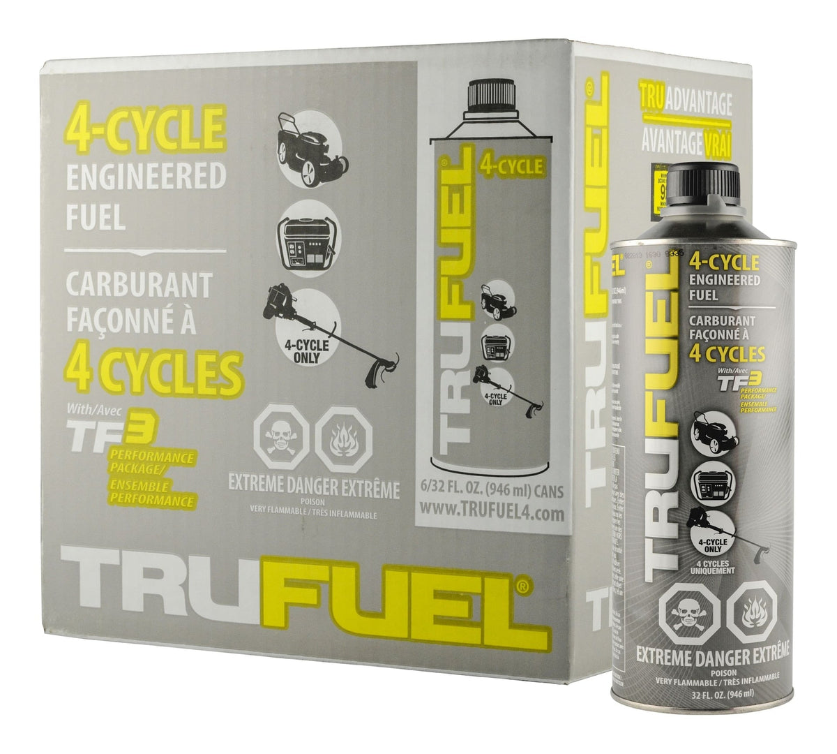 Engineered Fuel for 4-Cycle Engines, for Outdoor Power Tools, Assorted sizes
