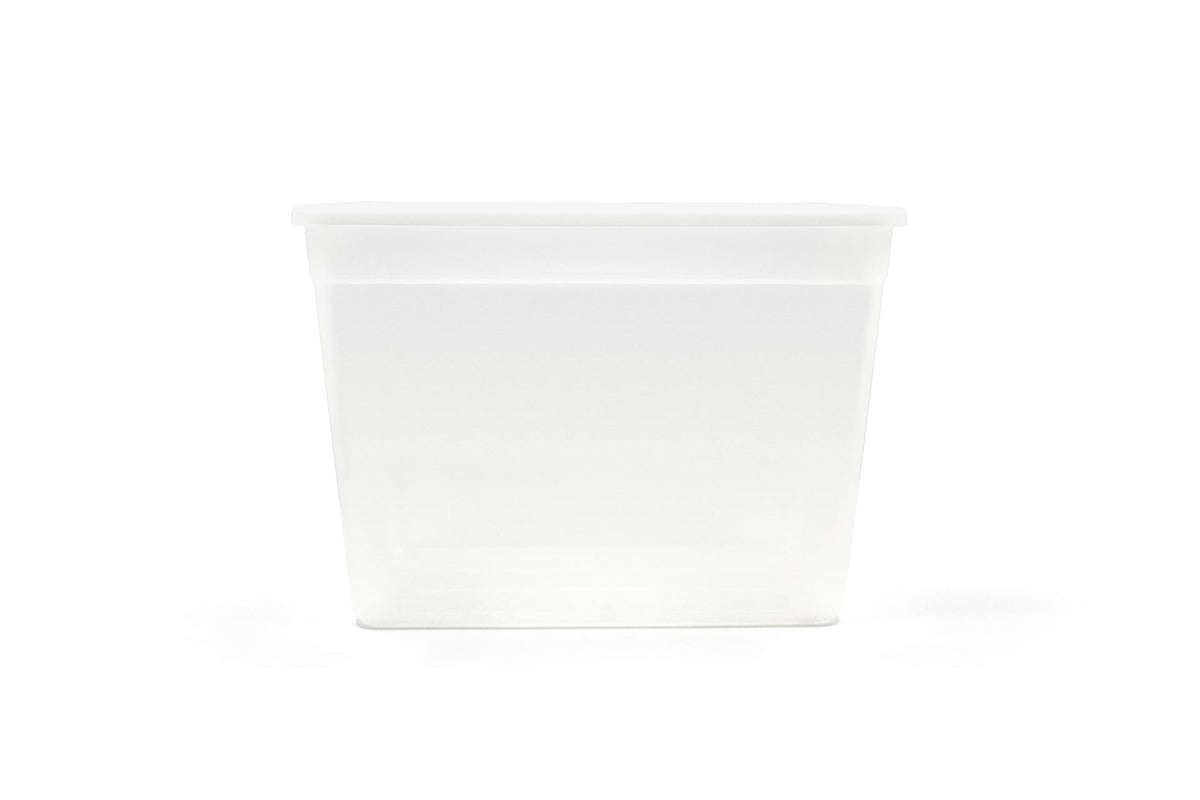 Clear Tote, 72-L, 2-pk