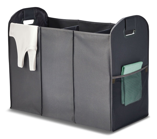 Ease Trio Collapsible Laundry Sorter, Grey Q6884