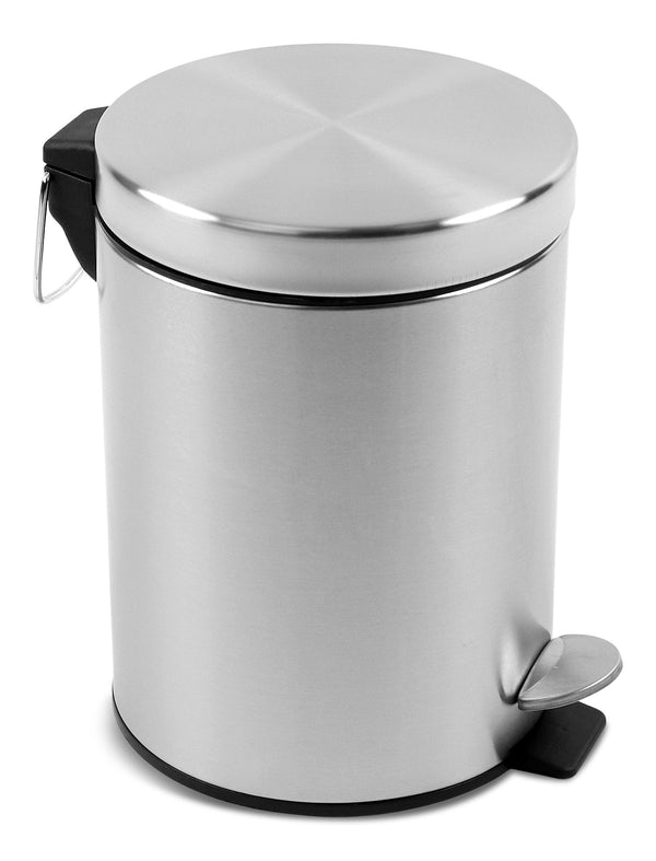 Mini Stainless Steel Circular Step Garbage Can, 5-L B9253