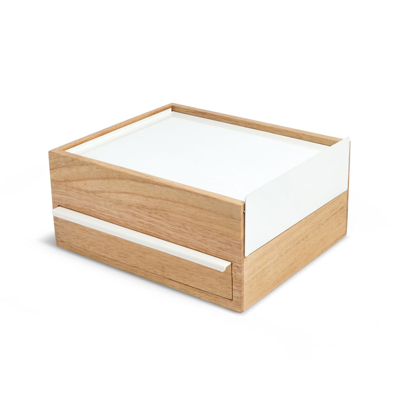 Stowit Jewelry Box, White/Natural I3136