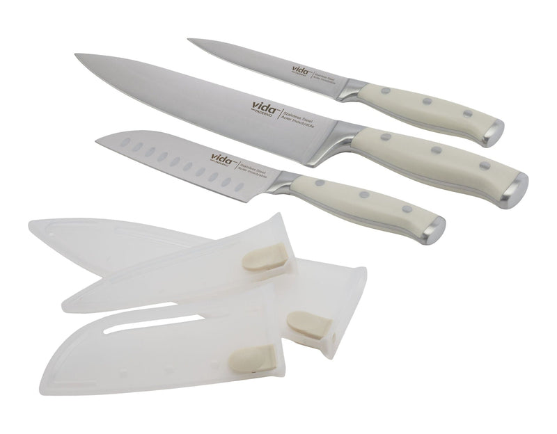 3PC KNIFE PACK WHITE G0804