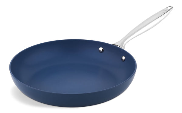 Aluminum Non-Stick Frypan, Blue, 10 1/4-in S1089