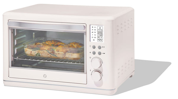 Digital Multi-Functional Air Fryer Toaster Oven with 11 Pre-Set Functions, Shortbread, 6-Slices B2381