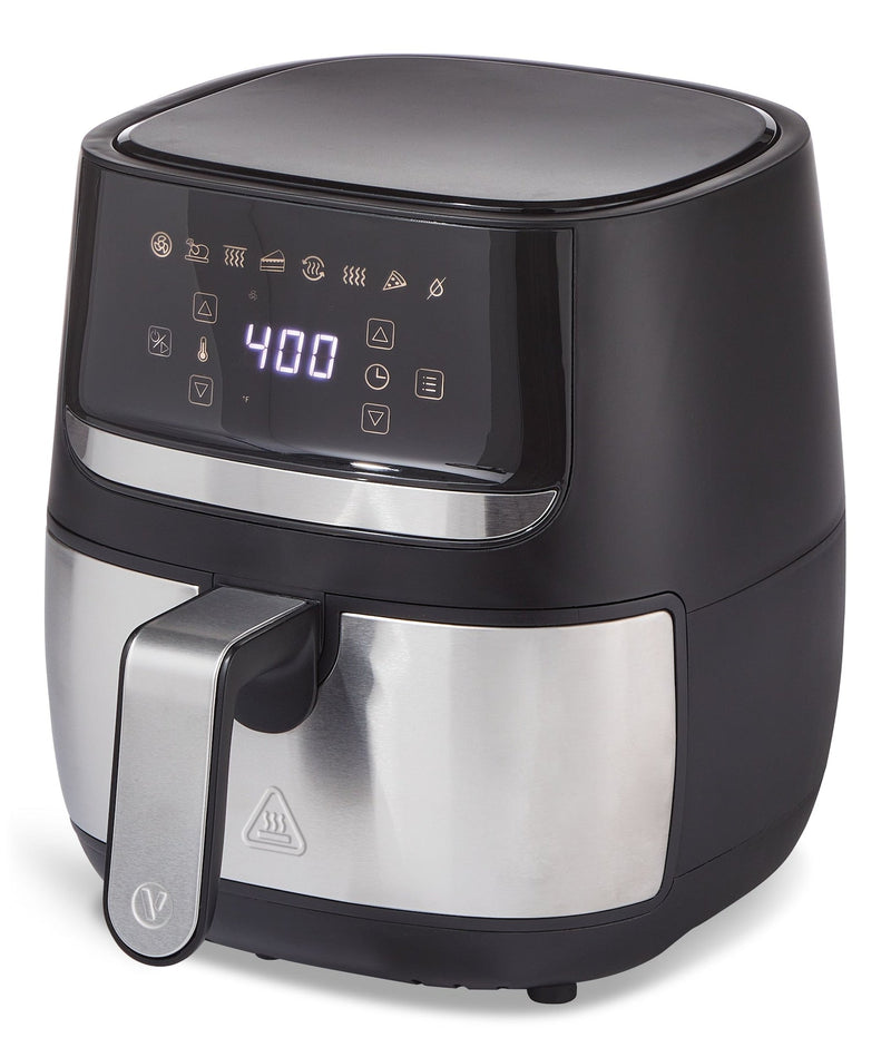 Stainless Steel Non-Stick Air Fryer, 4-qt O5311