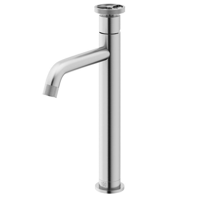 Cass 12-in Vessel Bathroom Faucet, Various Finishes C8423