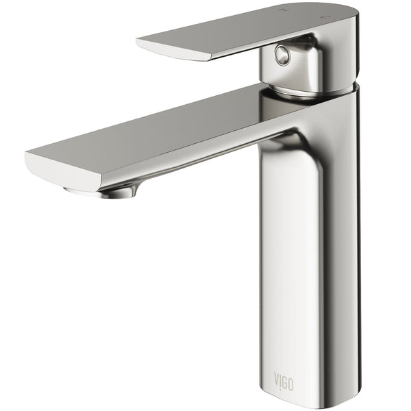 Davidson Single Handle Single Hole Bathroom Sink Faucet, WaterSense Certified, Brushed Nickel Q9696