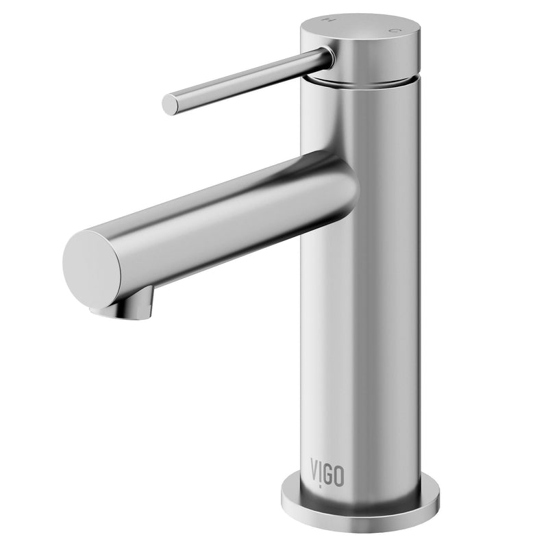Jewel 6-in Single-Hole Bathroom Faucet, Various Finishes I3181