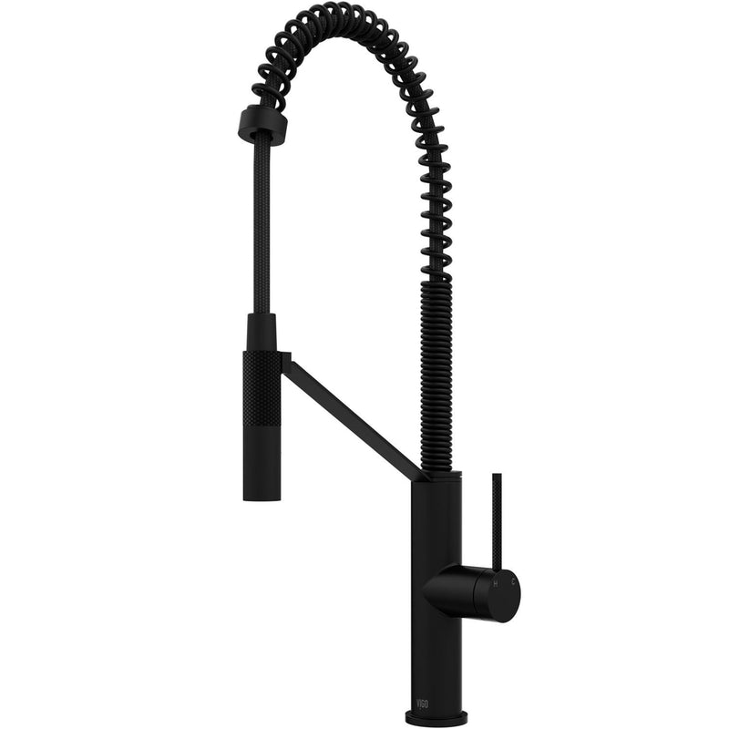 Livingston Magnetic Kitchen Faucet with Cfiber Technology, Matte Black B5956