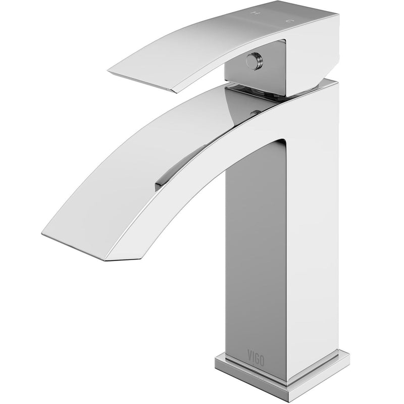 Satro Single Handle Single Hole Bathroom Sink Faucet, WaterSense Certified, Chrome A5629