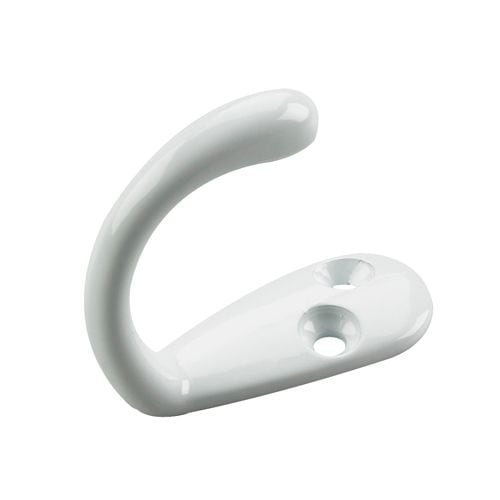 Wardrobe Hook, White, 4pk V8655