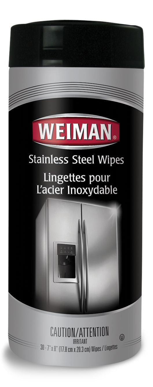 Stainless Steel Cleaning and Protectant Wipes, 30 Wipes B1508