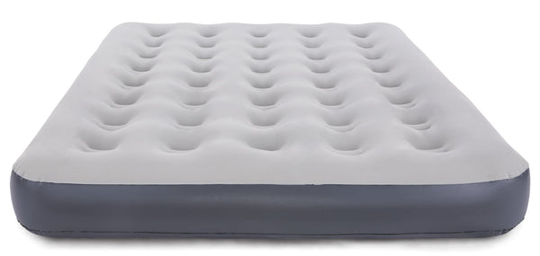 Single-High Inflatable Air Mattress/Airbed with 2-in-1 Pump For AC/DC Outlets, Queen Z6638
