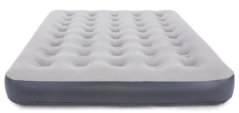 Single-High Inflatable Air Mattress/Airbed with 2-in-1 Pump For AC/DC Outlets, Queen Z6638