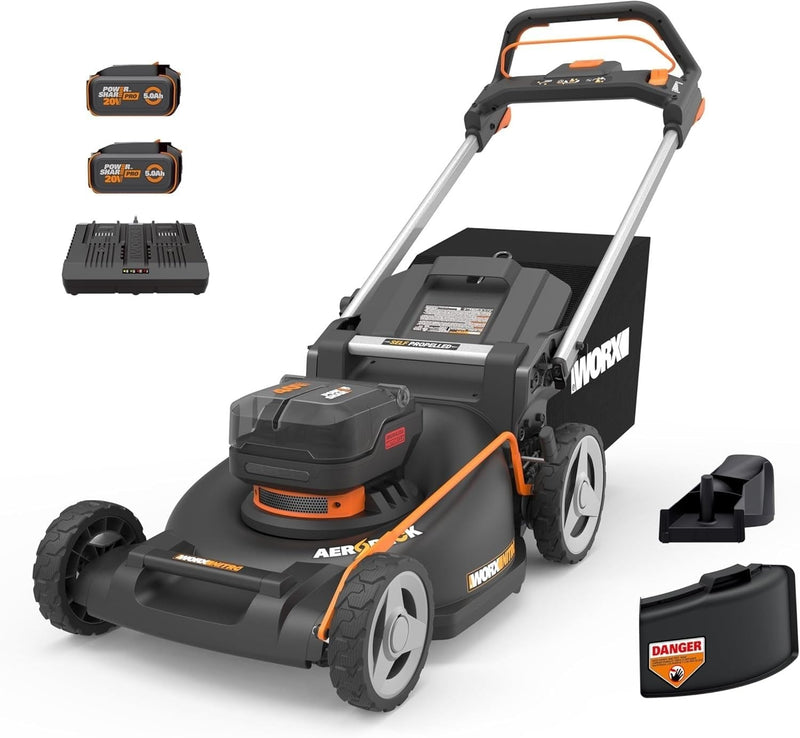 40V Nitro PowerShare 3-in-1 Self-Propelled 21-in Lawn Mower W5335