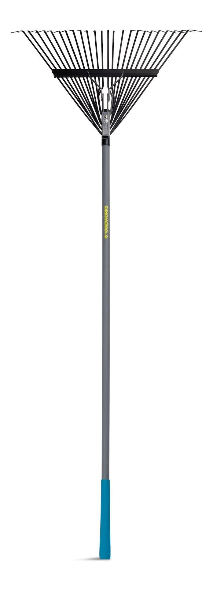24-Tine Metal Leaf Rake with Fibreglass Shaft, 24-in W3121