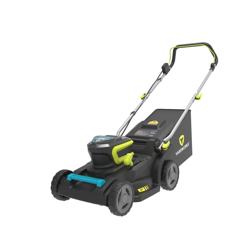 48V 2-in-1 Brushless Push Lawn Mower, 17-in with 4Ah Battery & Charger G2748
