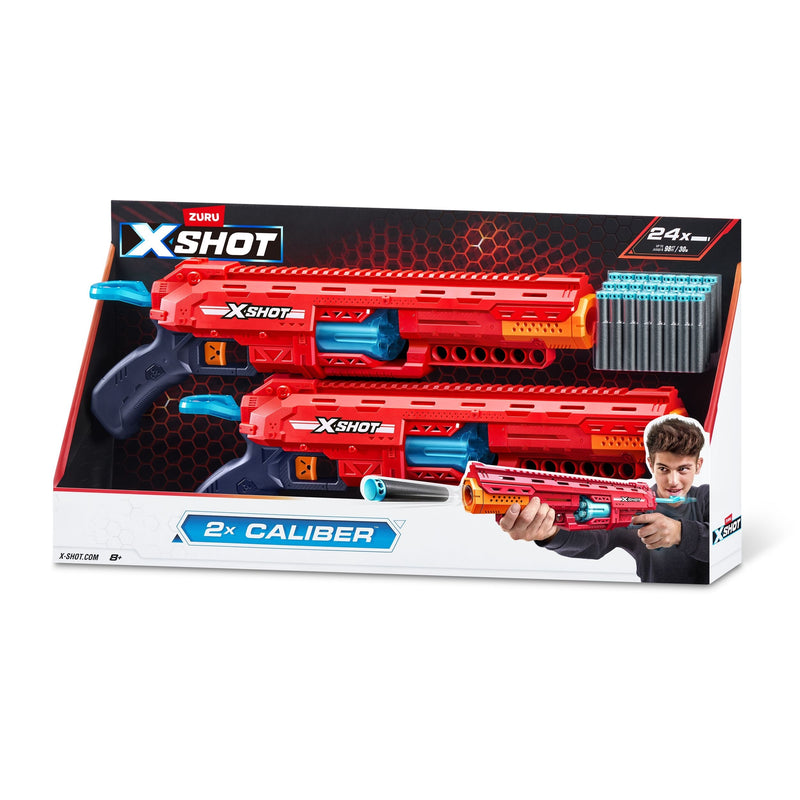Excel Caliber Pump-Action Dart Blaster with 24 Darts, 2-pk, Ages 8+ Z2754